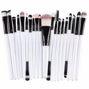 Make up brush 20pcs set white